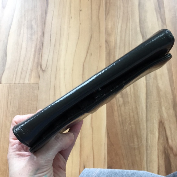 Grey patent leather wallet - Picture 5 of 7